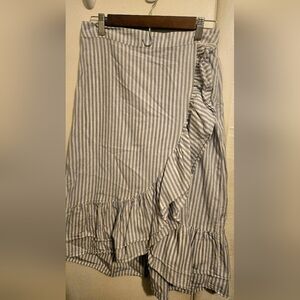Gap midi stripped skirt
